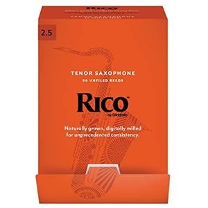 Rico door D'Addario Tenorsaxofoon riet, Sterkte 2.5, 50-pack