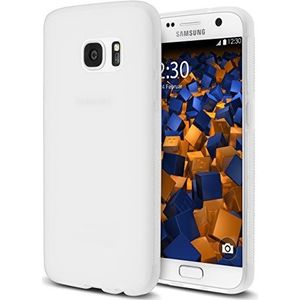 Mumbi cover compatibel met Samsung Galaxy S7 gsm-case telefoonhoes double GRIP, transparant wit
