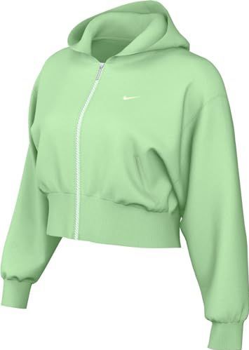 Nike - FN2415-376 - Jas - Vapor Green/Sail - Dames - Brede French-Terry met Capuchon