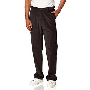 Haggar Men's Corduroy Classic Fit Flat Front Expandable Waistband Pant
