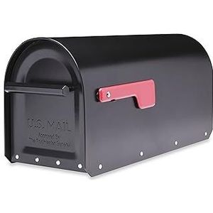 ARCHITECTURAL MAILBOXES 5560B-R-10 Sequoia Postmount Brievenbus, Zwart, L