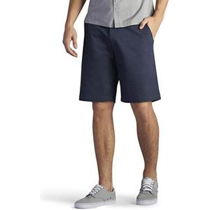 Lee Men's Extreme Motion Herenshort met platte voorkant, Donkerblauw, 58