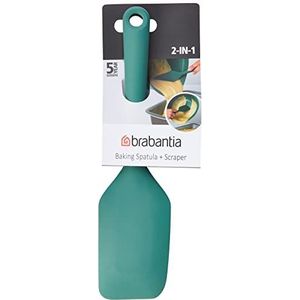 Brabantia Tasty+ Siliconen Spatel plus Schraper - Fir Green