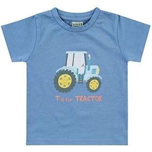Jacky T-shirt voor jongens, maat: 128, leeftijd: 8 jaar, Basic Line, grijslang, 6521918, blauw, 68 cm