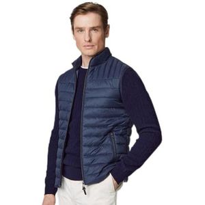 Hackett London Heren Ultra LW Gilet, Blauw (marine), 3XL, Blauw (zwart), 3XL