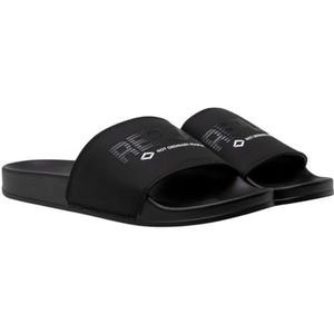 Replay Heren UP Printed pantoffels, 003 zwart, 42 EU, 003 Black, 42 EU