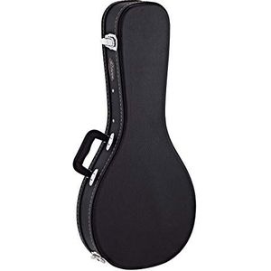 Ortega gitars-koffer voor A-stijl mandoline - zwart, flat top, Economy series, chroom hardware (OMCSTD-A)