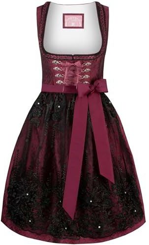 Wiesnwuid - Dirndl Sanja - Bordeaux - 34