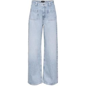 VERO MODA Women's VMKATHY SHR Wide Pocket DO319 Jeans, Light Blue Denim, 26/32, blauw (light blue denim), 26W x 32L