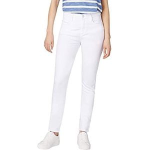 Mavi Lucy Jeans voor dames, wit (White Miami Str), 28W x 30L