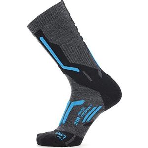 UYN Cross Country sokken voor heren, antraciet/blauw, 47 EU