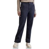 Street One - A378417 - Jeans - Blauw - Casual Fit - Rechte Snit - Verwassen Donker Indigo