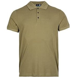 O'NEILL Triple Stack Polo T-Shirt, 16011 Deep Lichen Green, Regular voor heren, 16011 (Deep Lichen Green), S-M