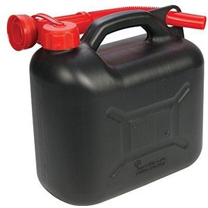 Silverline Brandstofjerrycan van kunststof, 5 l, 1 stuk, zwart, 19991