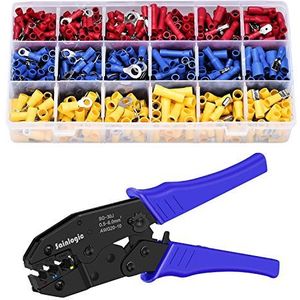 Sainlogic - Krimptang - Kabelschoenen Set - 700 Stuks - Voor 0,5-6mm²
