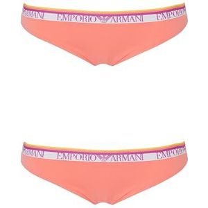 EMPORIO ARMANI Slips voor dames, Neon Roze/Neon Pin, S