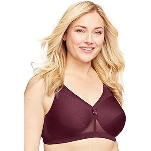 Glamorise 1005 Dames BH, Wijn, 110G