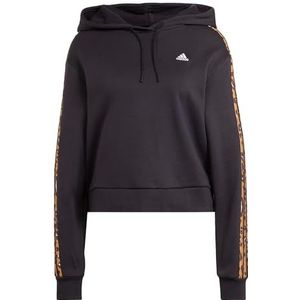 adidas Vrouwen Animal Sweatshirt, Zwart/Magisch Beige, S