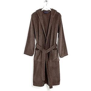 Caleffi Badjas van katoen, koffie, zeemeermin, 67204