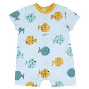 Chicco romper, Groen bedrukt, 6 Maanden