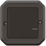 LEGRAND, Plexo Nieuwe Connected Natte Ruimte-Opbouw-Lichtschakelaar, Dimfunctie, Smart Home, Home+Control-App, Stembediening, Zonder Neutrale Geleider, 5-125W, LED-Comp., IP55-IK07, Kleur: Antraciet,