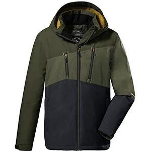 killtec jongens Outdoorjack/functioneel jack met capuchon KOW 204 BYS JCKT, dark olive, 128, 38686-000