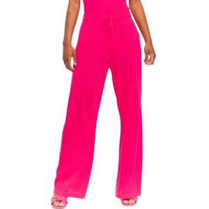 CHAOUICHE Gebreide broek set, roze, L voor dames, Roze., L
