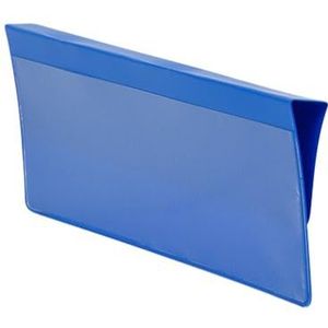 Markeringvakken voor opzetframeverdeler, blauw, 160 x 60 mm, met 12 mm vouw, opening: smalle zijde