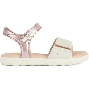 Geox J Haiti Girl Sandalen voor meisjes, Oud Rose Off White, 28 EU