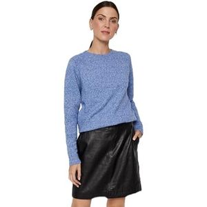 VERO MODA Petite Doffy lange mouwen O-hals jumper, sodaliet blauw, M