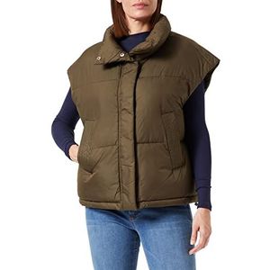 s.Oliver Dames 120.12.208.16.155.2120515 vest zonder mouwen, kaki/olijf, XL