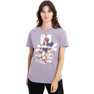 mandarin creative ltd Mickey Mouse Color Fill dames T-shirt, lavendar, X-Large, Lavendel, XL