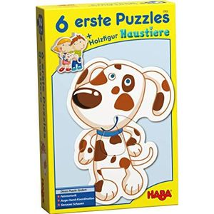 HABA 3902 6 Little Hand Puzzles – Animals, Multi-Coloured