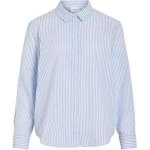 Vila - Shirt - Strepen - Overhemdkraag - Lange Mouwen