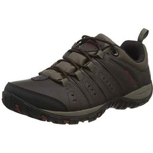 Columbia Woodburn 2 Wandelschoenen voor Heren, Bruin (Cordovan/Garnet Red), 42.5 EU