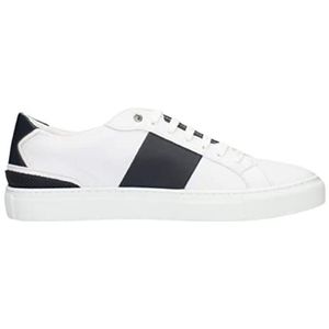 Guess Todi Low Sneakers voor heren, Witte marine, 45 EU