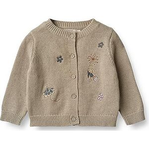 Wheat Gebreid vest voor babymeisjes, 3231 Soft Beige, 74 cm