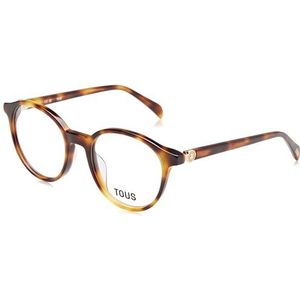 Tous Dames Eyeglass Frame Vtob96 50/19/140 zonnebril, bruin, hoogglans (Shiny Dark Havana), Bruin, hoogglans (Shiny Dark Havana), 50/19/140