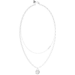 Guess Halsketting sieraden JUBN03348JWRHT-U merk, Eén maat, Metaal, Geen edelsteen