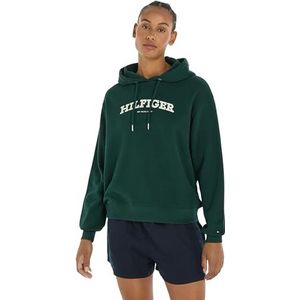 Tommy Hilfiger Hoodies voor dames, Groen (Hunter), XXS