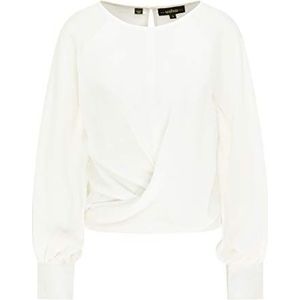 usha BLACK LABEL Slip blouse dames 17311012, wit, L