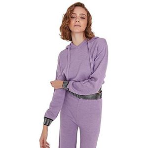 Trendyol THMAW23KZ00002/Lila Sweater, Lila, M, Lila, M