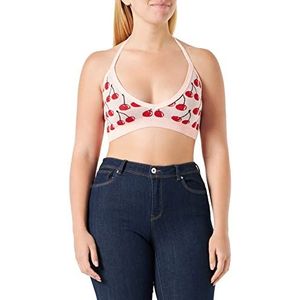 United Colors of Benetton Top 1094ER003 tanktop, roze pastelpatroon 901, M dames, pastelroze met patroon 901, M