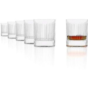 Stölzle Lausitz Soho Whiskyglazen, 6-delige set, modern whiskyglas, 320 ml, elegante whiskyglazen van hoogwaardig kristalglas/whiskyglazen, vaatwasmachinebestendig