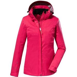 killtec dames killtec Women's Functionele jas/outdoorjas met afneembare capuchon - korte maat KOS 133 KG WMN JCKT KOS 133 KG WMN JCKT, rose, 20, 40826-000
