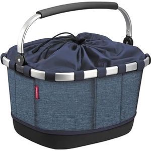 Klick-fix Unisex - Klickfix fietsmand voor volwassenen, Twist Blue, 42 x 33 x 28 cm