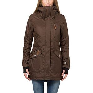 Berydale Dames Water- en winddichte damesparka, Wit, 1 stuk, XXL