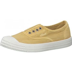 s.Oliver Lage damessneakers 5-24651-28, soft yellow, 38 EU