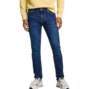Pepe Jeansvoor mannen. PM207387DP7 Blauwe skinny jeans (30/30), Casual, Katoen, Denim