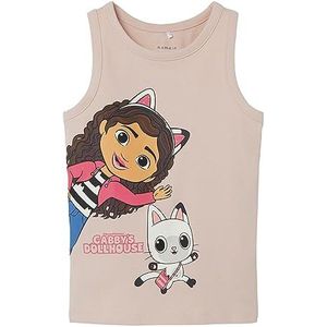 NAME IT Nmfnemaja Gabby Tanktop Noos Vde onderhemd voor meisjes, sepia rose, 98 cm